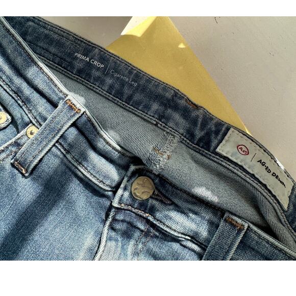 AG Adriano Goldschmied Prima Crop Cigarette Jeans Blue Women US 28 - Picture 8 of 14